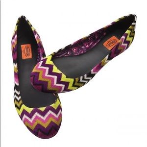 NIB Missoni for Target ballet flats SIZE 8.5